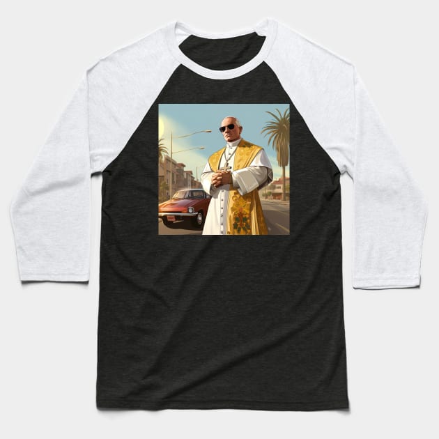 Pope John Paul II Baseball T-Shirt by ComicsFactory